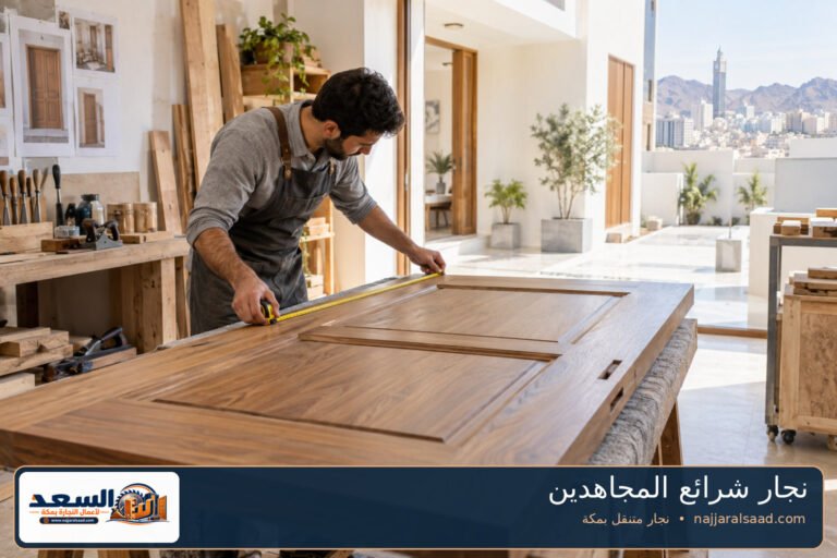 نجار شرائع المجاهدين بمكة — السعد لأعمال النجارة بمكة