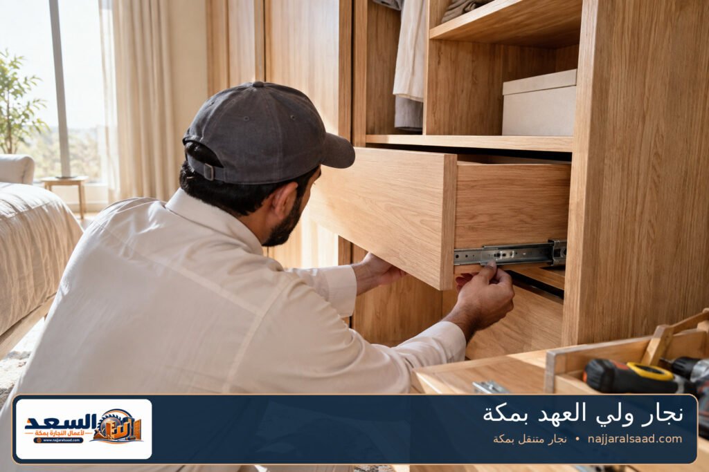نجار ولي العهد بمكة — السعد لأعمال النجارة بمكة